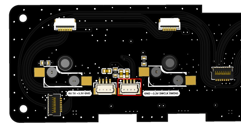 T-Keyboard-S3-Pro_Keyboard rear debugging port