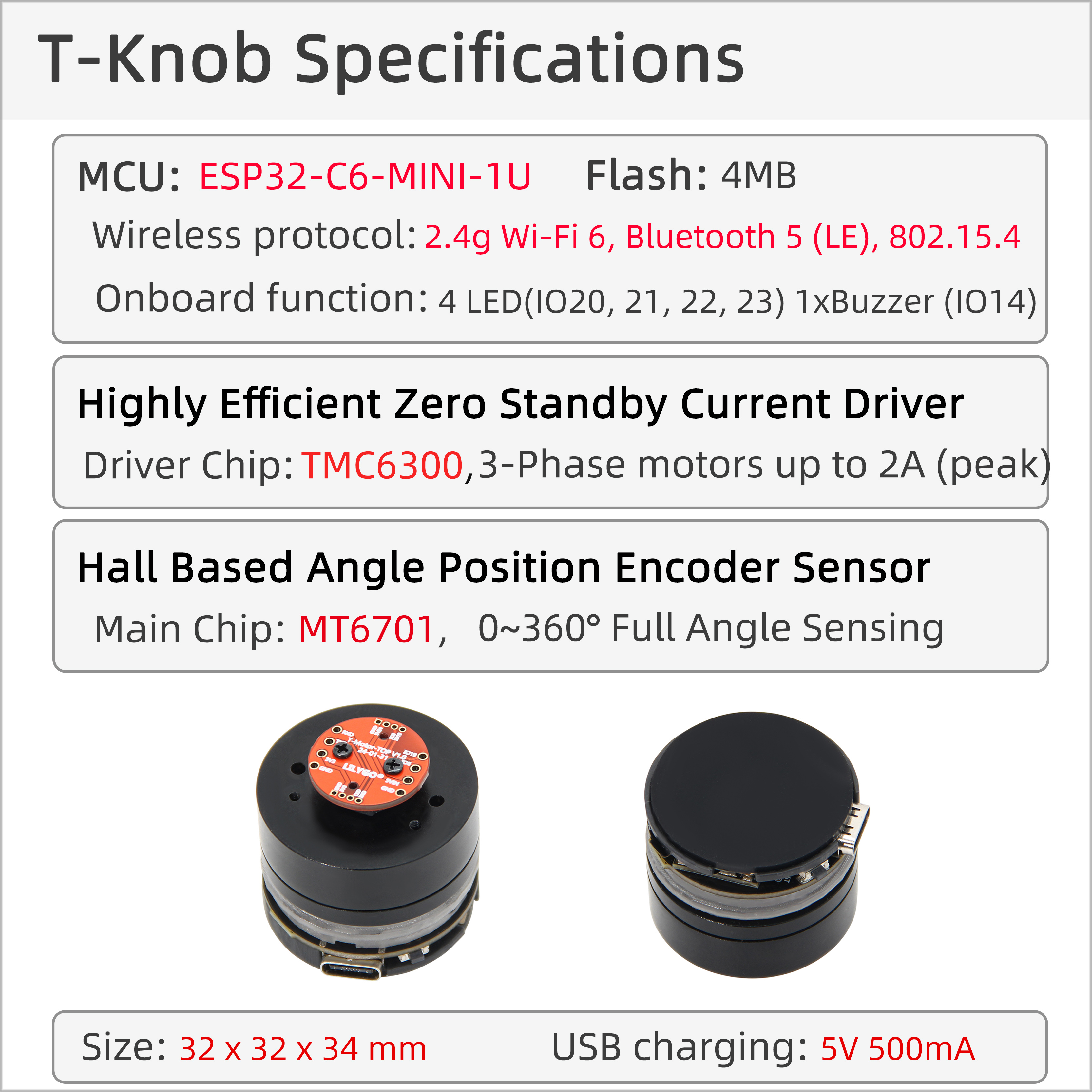 T-Knob component overview