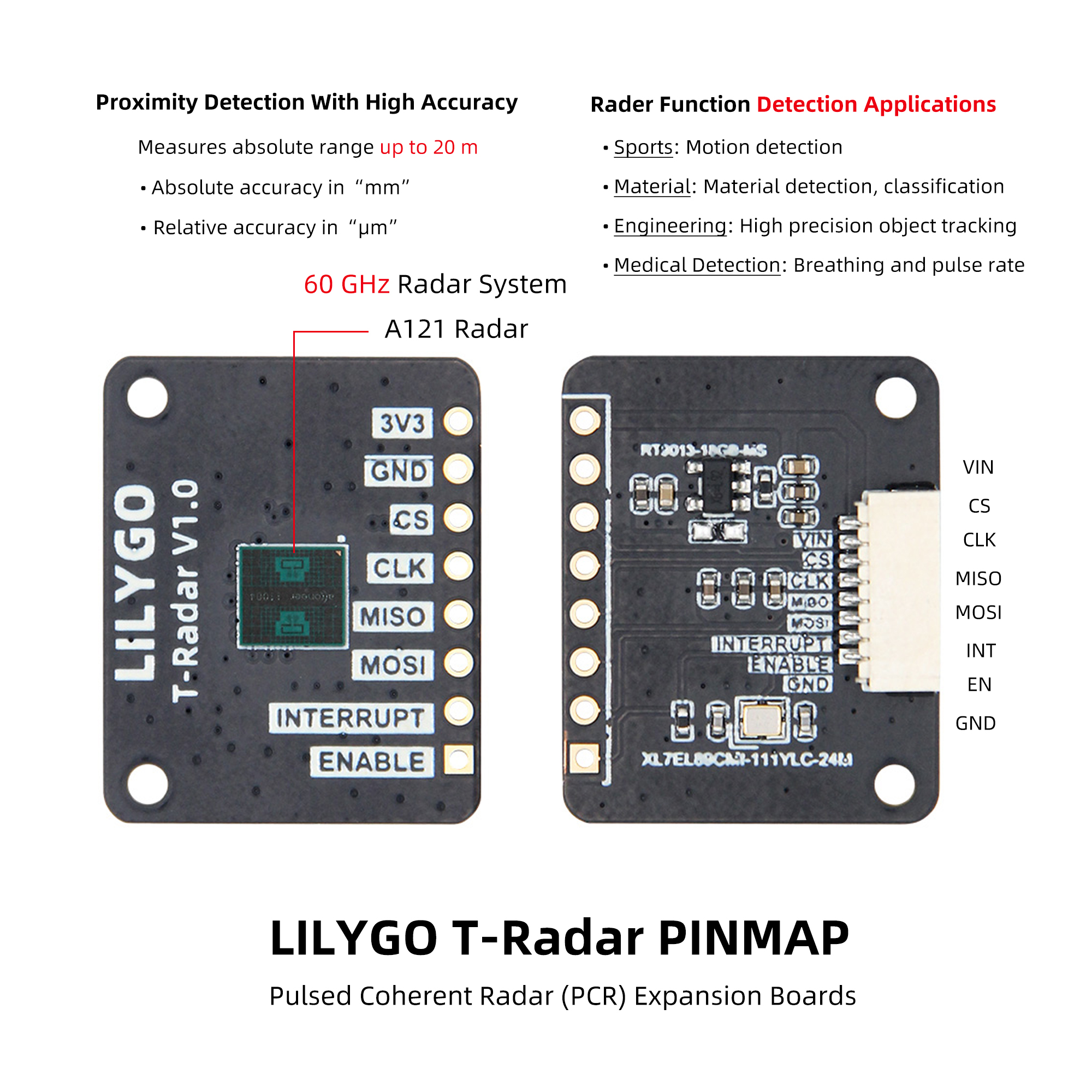 T-Radar pin diagram