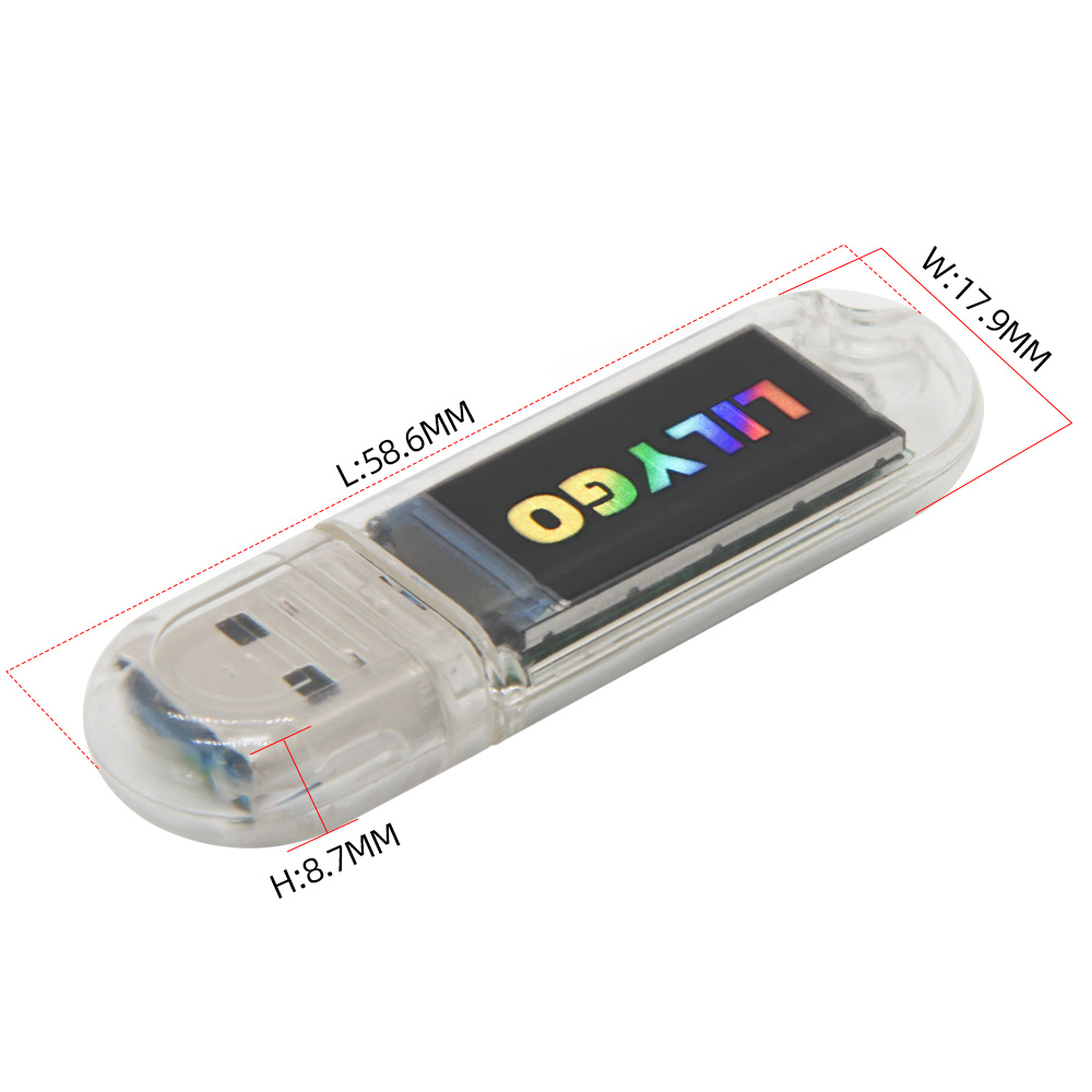 T-Dongle-S3 Dimensions Diagram