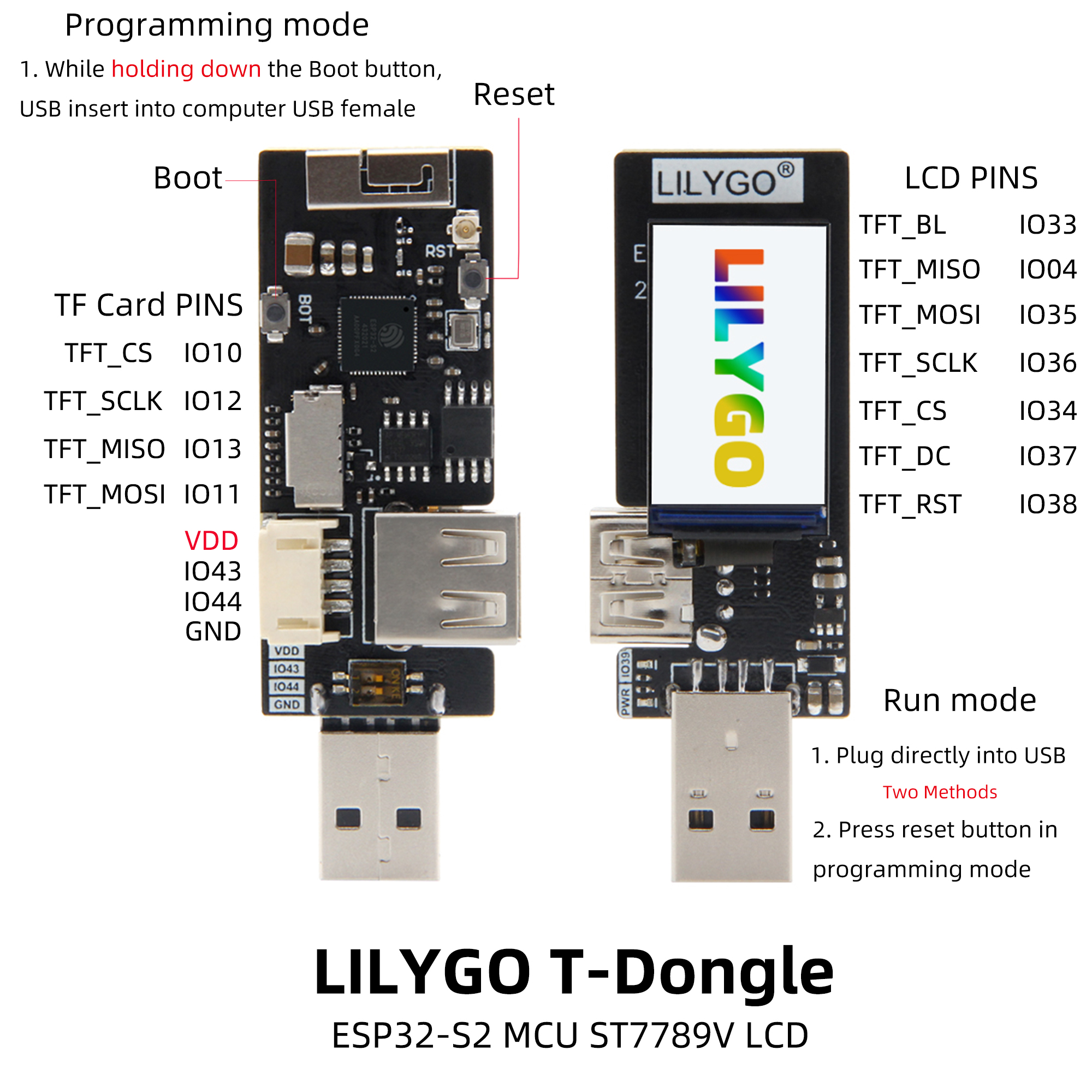 T-Dongle Pinout