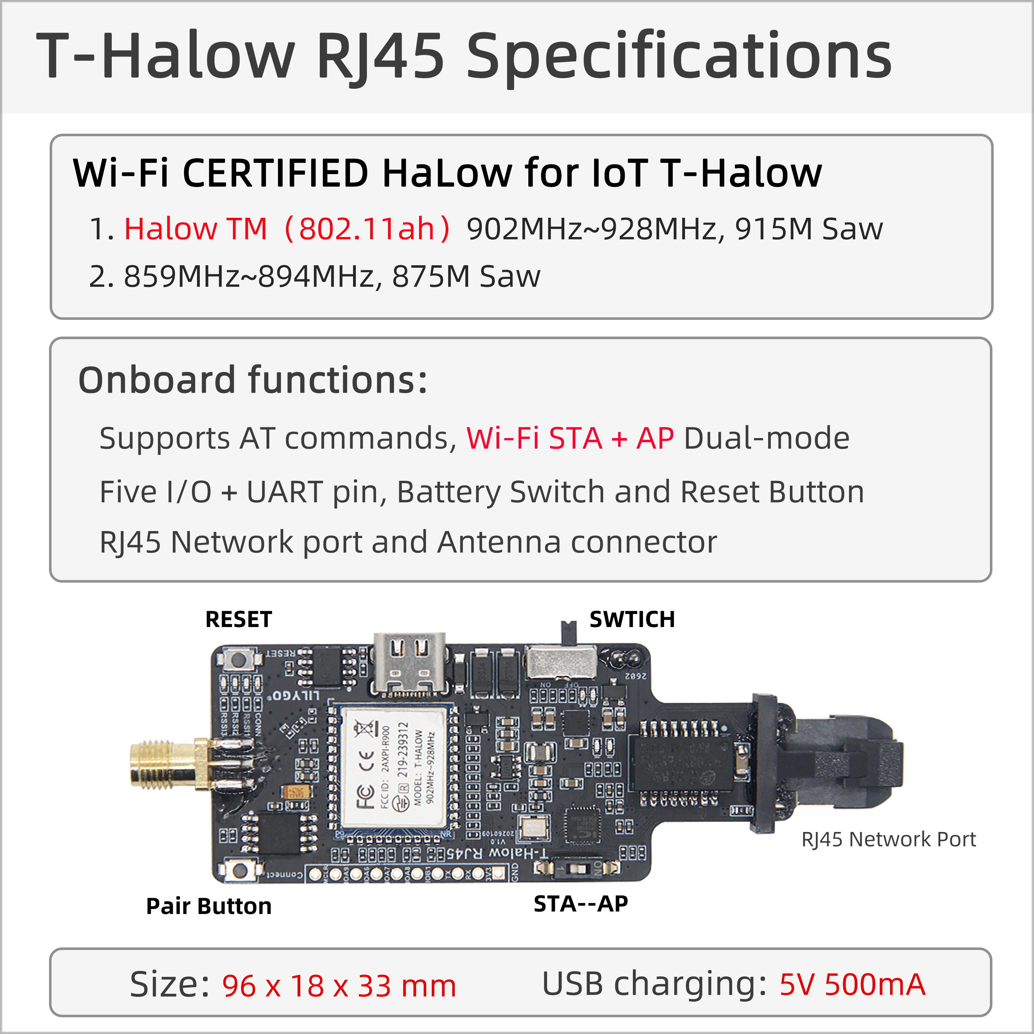 T-Halow RJ45 info
