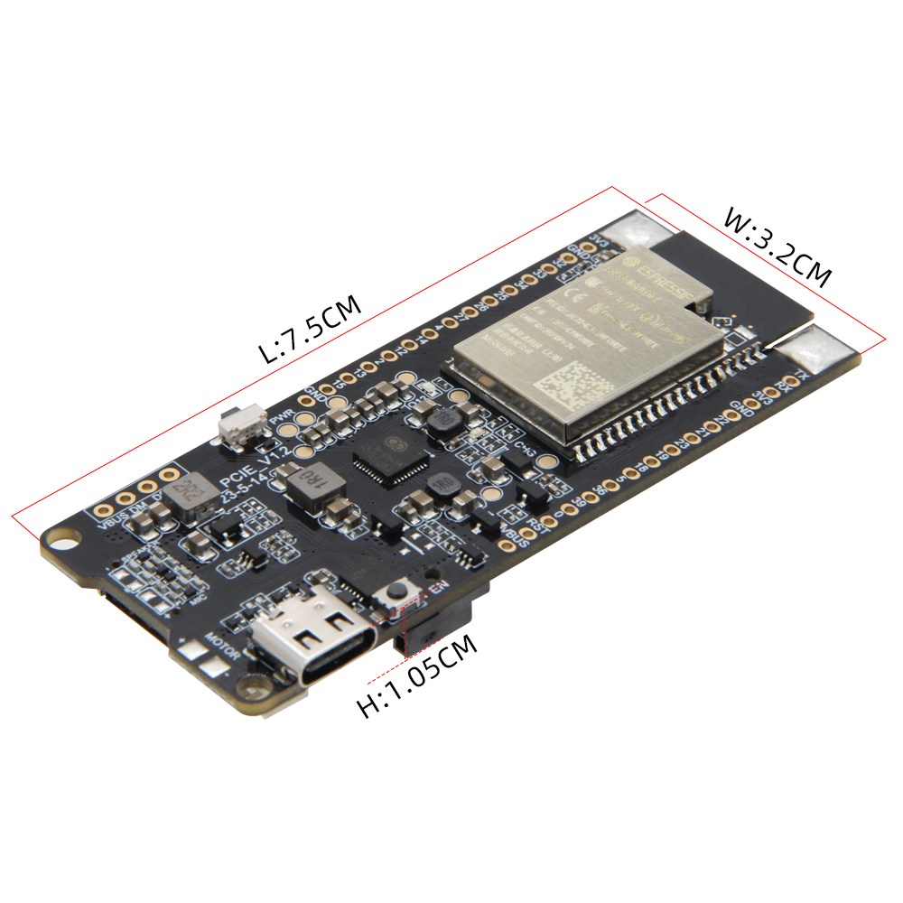 T-PCIE dimensions