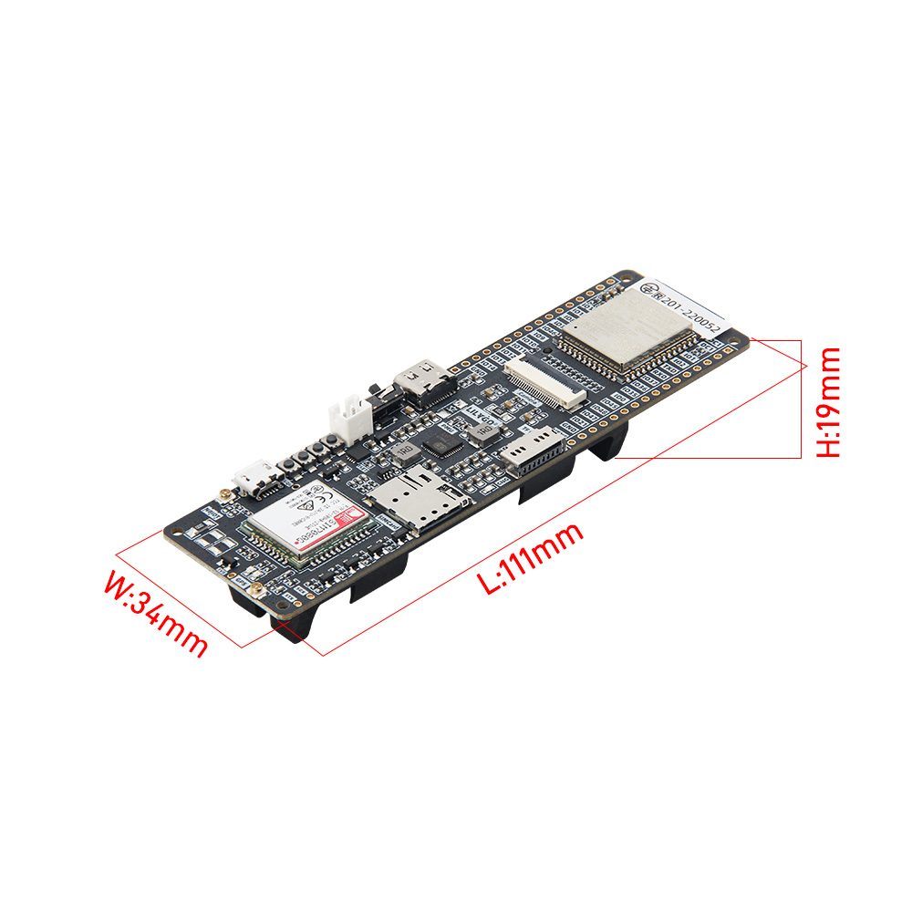 T-SIM7080X-S3 dimensions